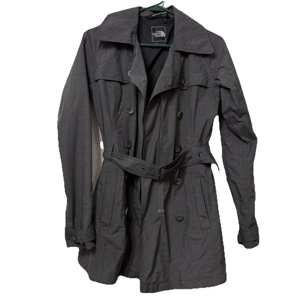 The North Face Hyvent Women’s Belted Trench Rain Coat Jacket Small